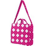 Pattern Texture Square Shoulder Tote Bag