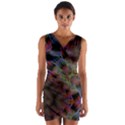 Animated Ornament Background Fractal Art Wrap Front Bodycon Dress View1