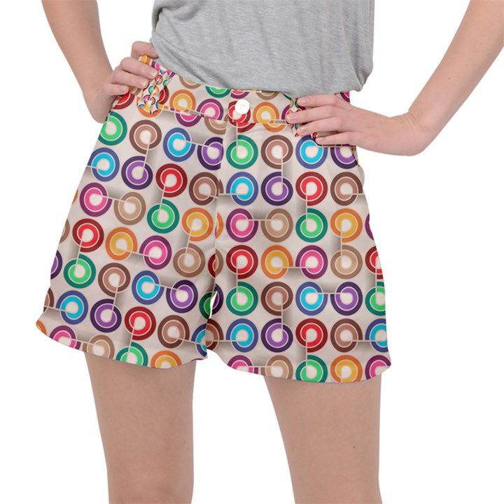 Seamless Pattern Background Abstract Ripstop Shorts