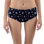 Seamless Pattern Seamless Design Reversible Mid-Waist Bikini Bottoms