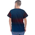 Signal Background Pattern Light Texture Men s V-Neck Scrub Top View2