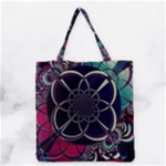 Fractal Artwork Abstract Background Art Pattern Grocery Tote Bag