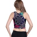 Fractal Artwork Abstract Background Art Pattern Racer Back Crop Top View2