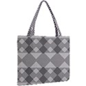 Monochrome Geometric Herringbone Seamless Pattern Vector Mini Tote Bag View2