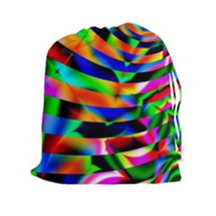 Abstract Art Artwork Digital Art Color Drawstring Pouch (xxl)