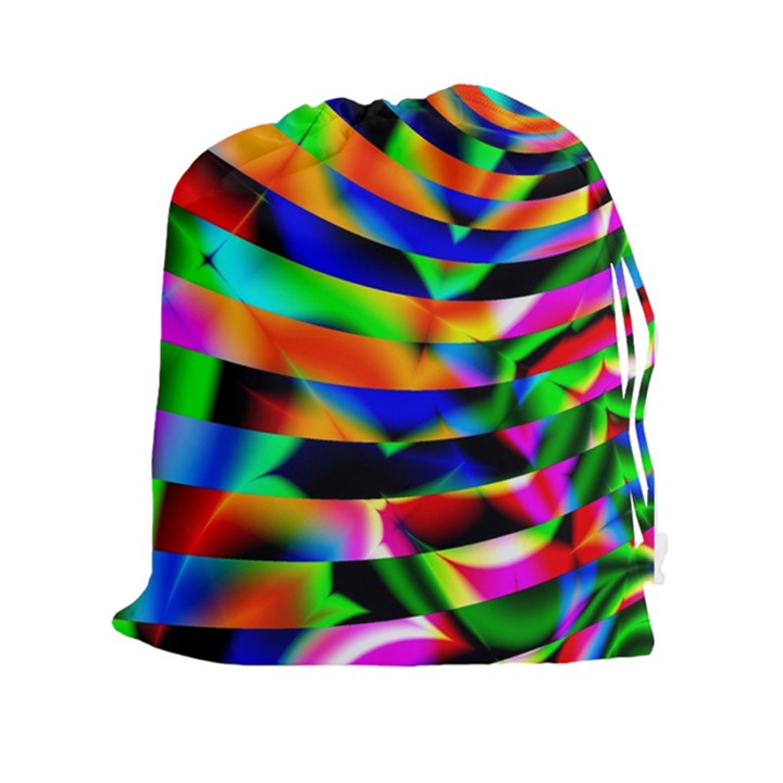 Abstract Art Artwork Digital Art Color Drawstring Pouch (XXL)