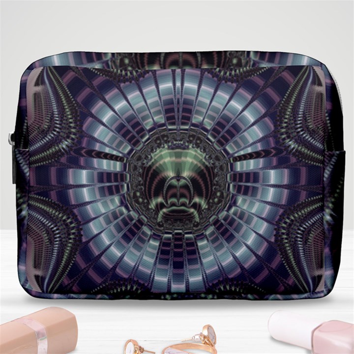 Fractal Abstract Art Artwork Make Up Pouch (Large)