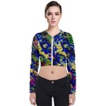 3d colorful texture 2                      Zip Up Bomber Jacket