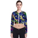 3d colorful texture 2                      Zip Up Bomber Jacket View1