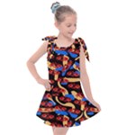 Fighting Crabbies Pattern Kids  Tie Up Tunic Dress