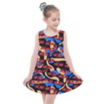 Fighting Crabbies Pattern Kids  Summer Dress