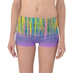 Background Colorful Texture Bright Reversible Boyleg Bikini Bottoms