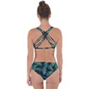 Palms Pattern Design Criss Cross Bikini Set View2