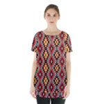 Abstract 18 Skirt Hem Sports Top