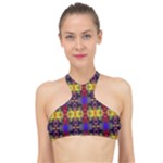 Abstract 34 High Neck Bikini Top