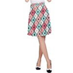 Romboidal Vector Pattern A-Line Skirt
