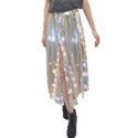 String Of Lights Christmas Festive Party Velour Split Maxi Skirt View1