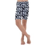 Ghosts Kids  Lightweight Velour Cropped Yoga Leggings