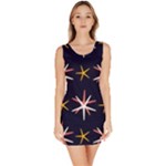 Sea Stars Pattern Sea Texture Bodycon Dress