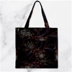 Geometry Mathematics Fractals 3d Zipper Grocery Tote Bag