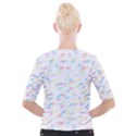 Texture Background Pastel Box Cropped Button Cardigan View2