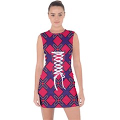 Df Wyonna Wanlay Lace Up Front Bodycon Dress