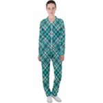 Tartan Scotland Seamless Plaid Pattern Vintage Check Color Square Geometric Texture Casual Jacket and Pants Set