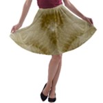 Fractal Abstract Pattern Background A-line Skater Skirt