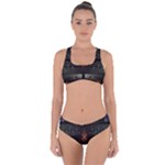 Fractal Artwork Abstract Fantasy Criss Cross Bikini Set
