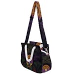 Fractal Abstract Background Pattern Rope Handles Shoulder Strap Bag