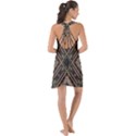 Zentangle Style Geometric Ornament Pattern Show Some Back Chiffon Dress View2