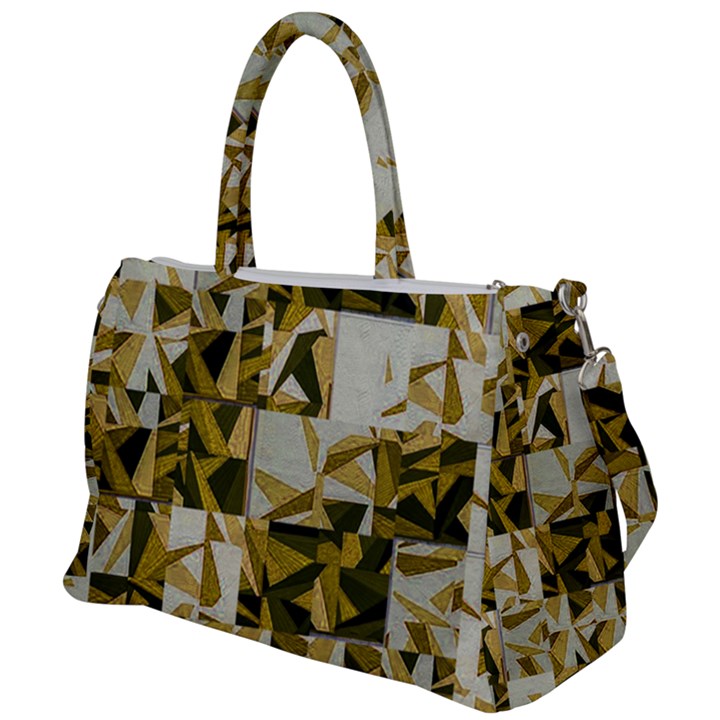 Array Random Gold Duffel Travel Bag