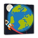 Spaceship Design Mini Canvas 8  x 8  (Stretched) View1