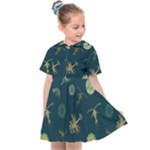 Plankton Pattern- Kids  Sailor Dress