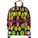 Fruits And Vegetables Pattern Zip Up Backpack View3