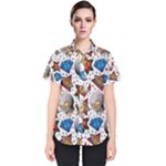 Full Color Flash Tattoo Patterns Women s Short Sleeve Shirt