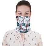 Seamless-cute-cat-pattern-vector Face Covering Bandana (Adult)