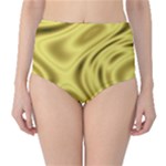 Golden Wave Classic High-Waist Bikini Bottoms