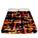 Multicolored Bubbles Print Pattern Fitted Sheet (Queen Size) View1