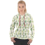 Cactus pattern Women s Overhead Hoodie