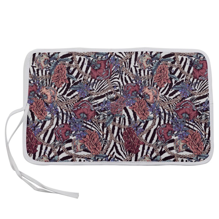 Zebra Chain Pattern Pen Storage Case (L)