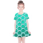 Hexagon Windows Kids  Simple Cotton Dress