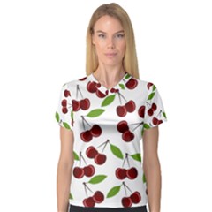 Fruit Life V-neck Sport Mesh Tee