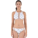 Tribal Style Symbol Drawing Print Pattern Perfectly Cut Out Bikini Set View1
