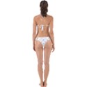 Tribal Style Symbol Drawing Print Pattern Perfectly Cut Out Bikini Set View2