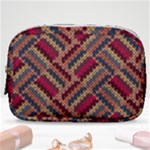 Zig zag knitted pattern Make Up Pouch (Small)