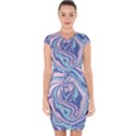 Vector Vivid Marble Pattern 10 Capsleeve Drawstring Dress  View1