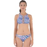 Vector Vivid Marble Pattern 10 Perfectly Cut Out Bikini Set