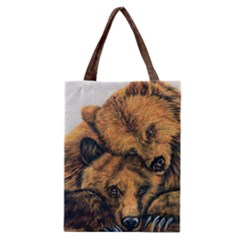 Bear Hugging Tote Bag