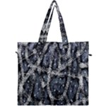 Glithc Grunge Abstract Print Canvas Travel Bag